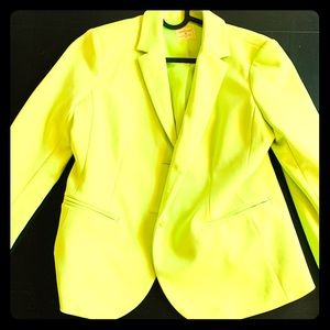 Neon Green Gap Blazer